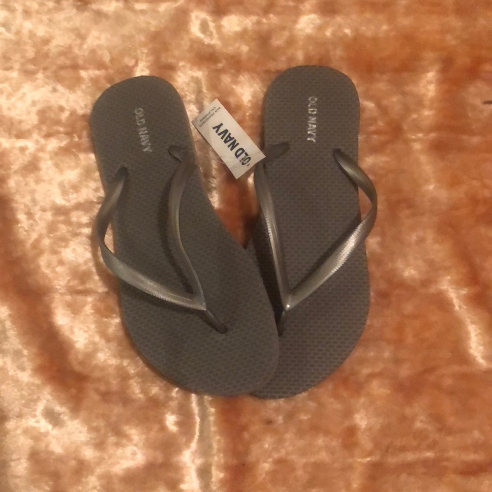 Grey sandals